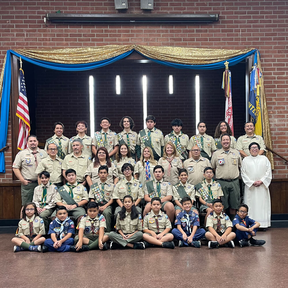 Troop 476 Montebello California & Pack 476 Group Photo