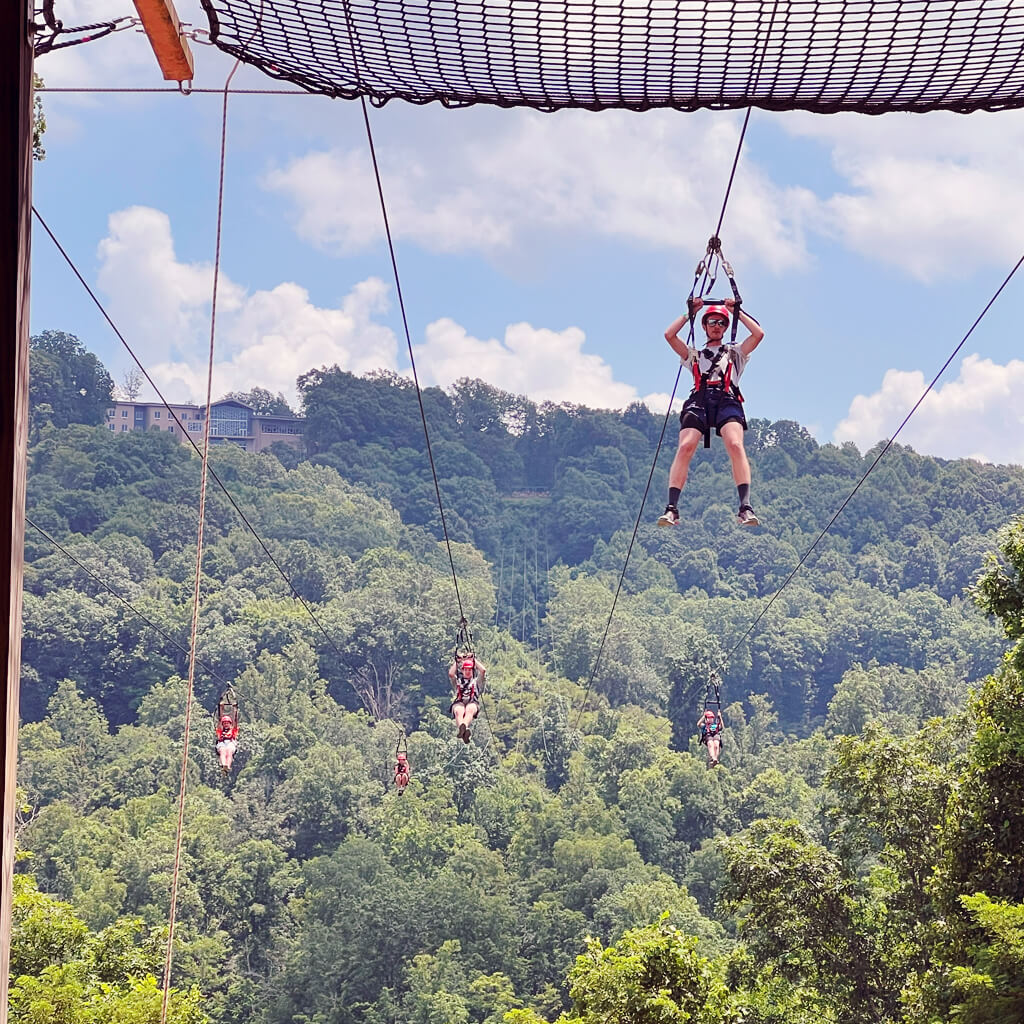 National Jamboree 2023 The Big Zip Line