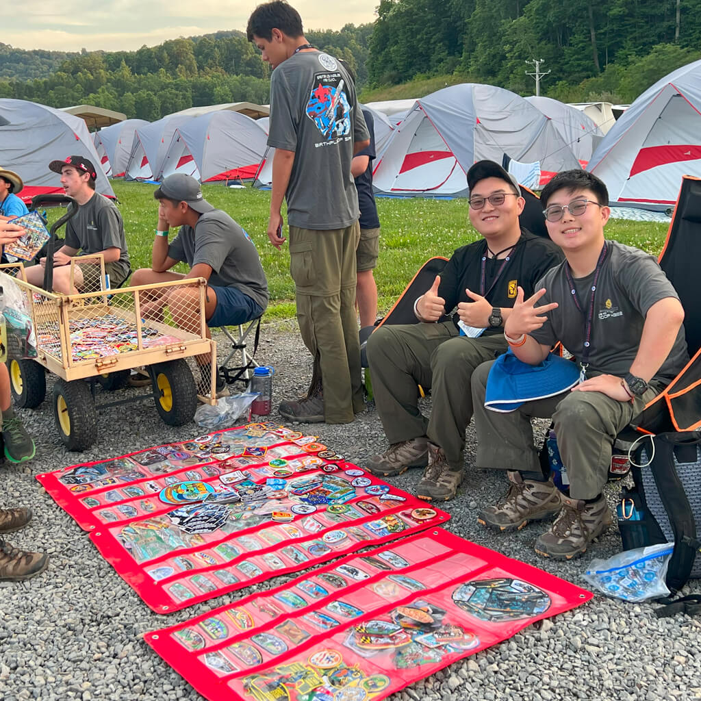 Troop 476 National Jamboree 2023 Patch Trading