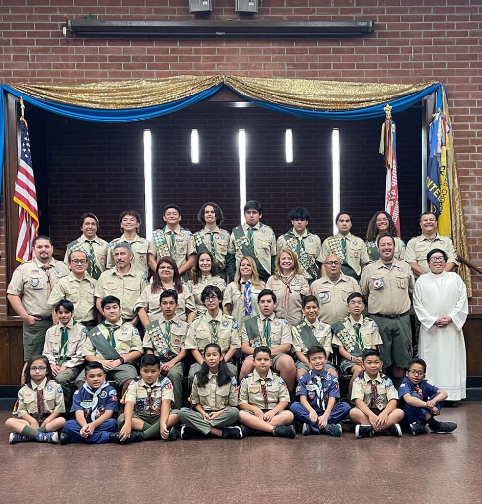 Boy Troop 476 Montebello California St. Benedict Church & School