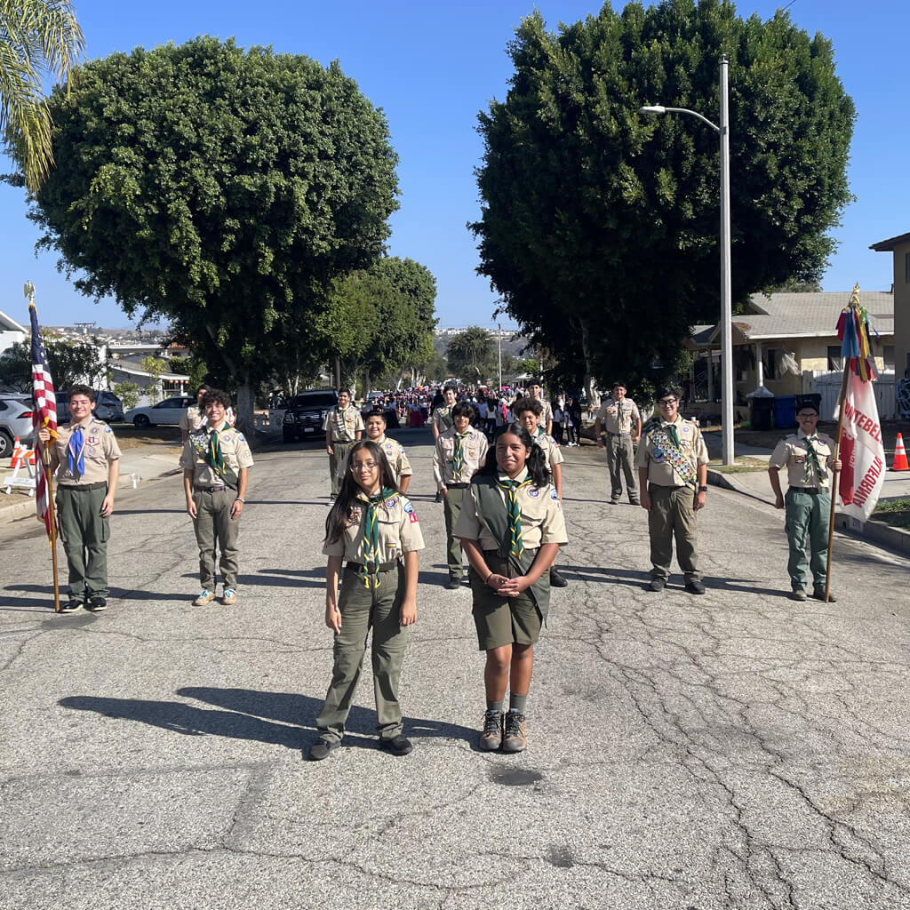 Girl Troop 476 Montebello and Boy Troop 476 Montebello California